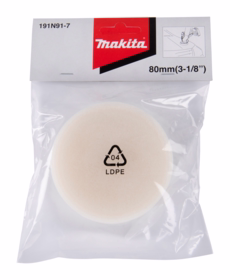Makita - Polersvamp Ø80 mm, hvid