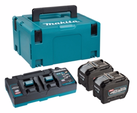 Makita - Batteripakke 2XBL4080+DC40RB 8,0 Ah