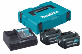 Makita - Batteripakke 2XBL1040B+DC10SB