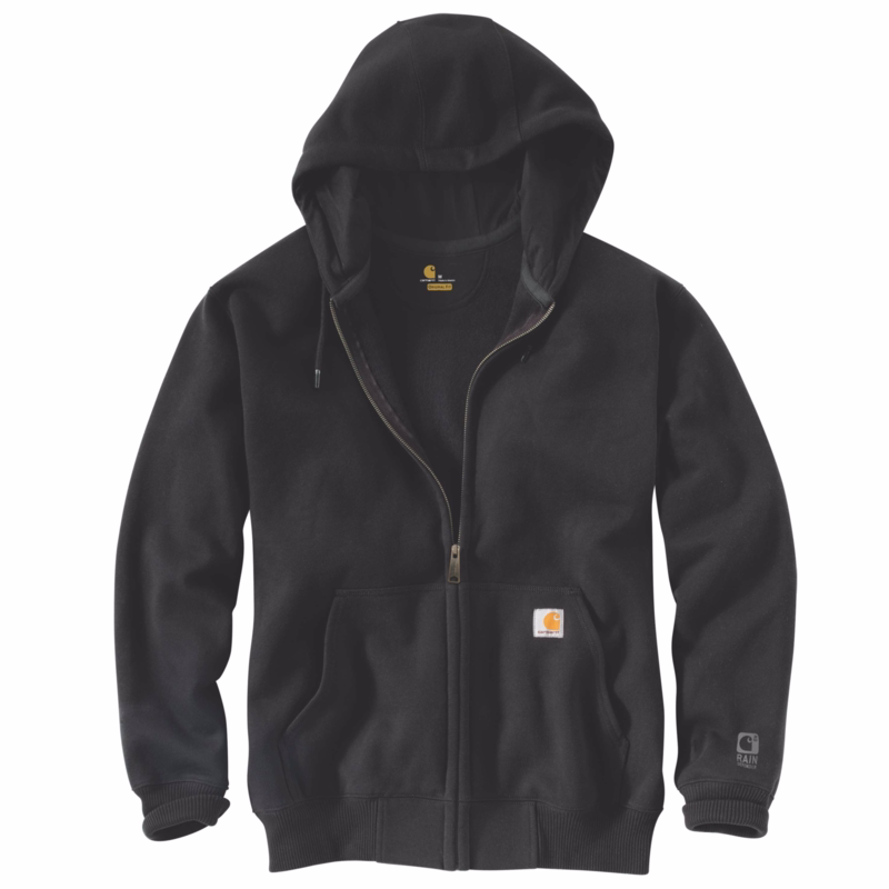 Hættetrøje Full zip 100614 Black, str. 2XL