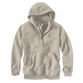 Carhartt - Hættetrøje 1/4 zip 100617 Cobblestone