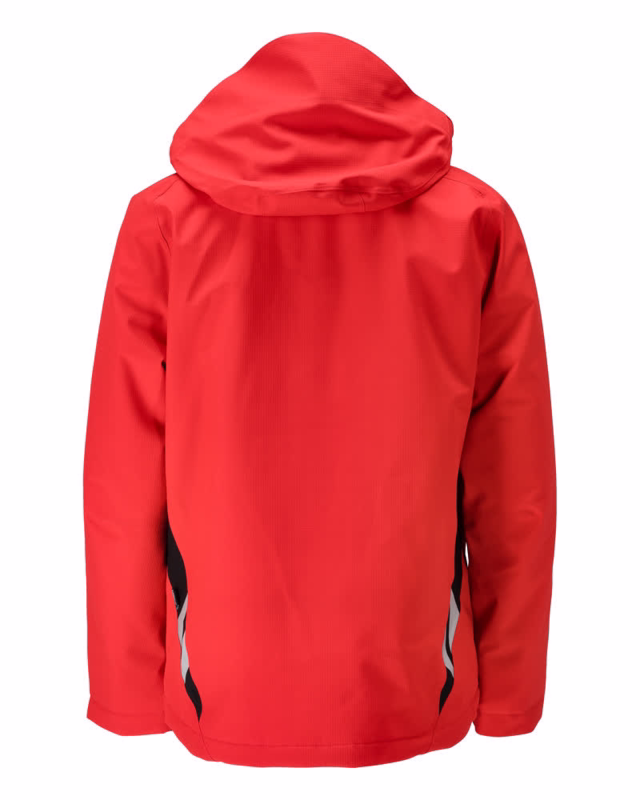 Vinterjakke 18035 signalrød/sort, str. 2XL