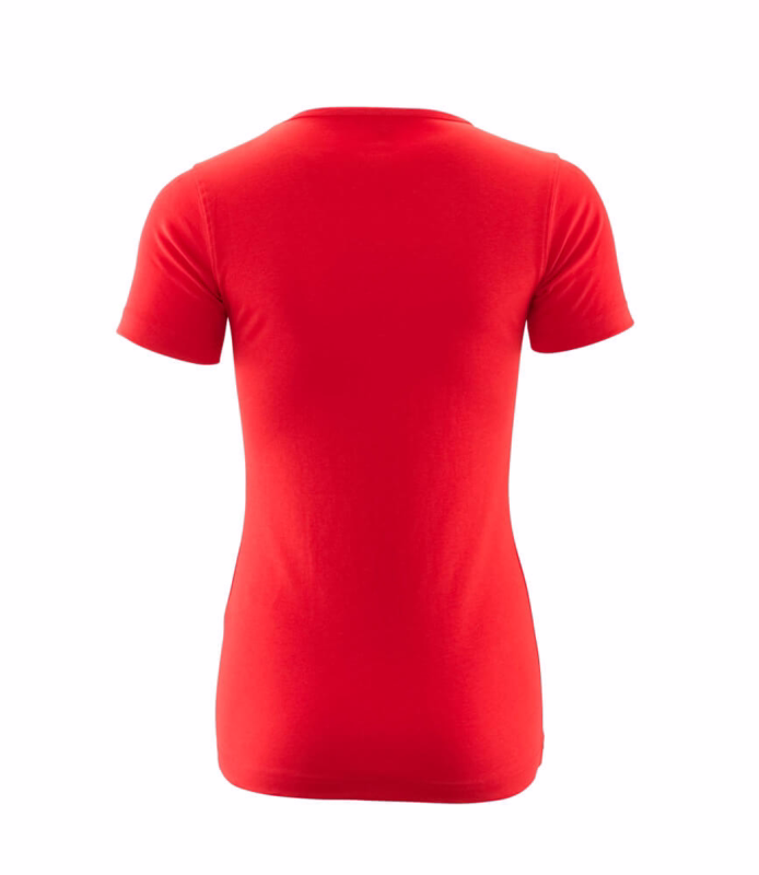 T-shirt Dame 51584 signalrød, str. S