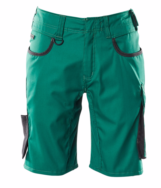 Arbejdsshorts 18349 grøn/sort, str. 43