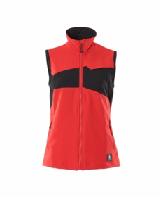 Mascot - Vest Dame 18375 signalrød/sort