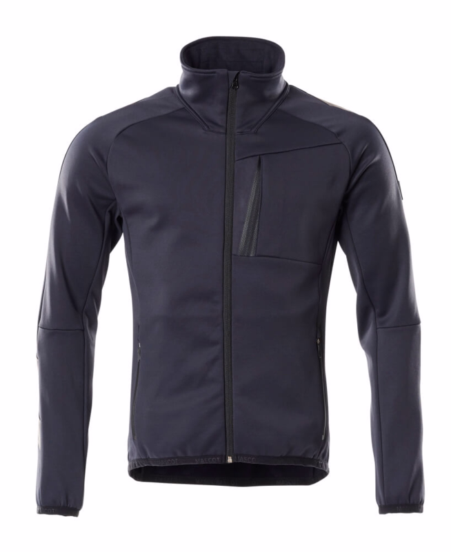 Fleecetrøje 18603 mørk marine, str. XS