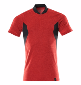 Mascot - Poloshirt 18083 signalrød-meleret/sort