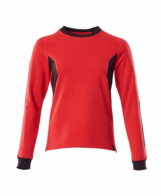 Mascot - Sweatshirt Dame 18394 signalrød/sort