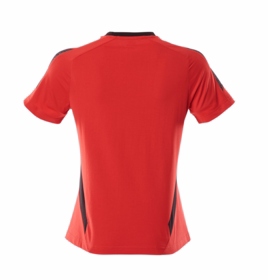 Mascot - T-shirt Dame 18392 signalrød/sort