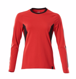 Mascot - T-shirt Dame 18391 signalrød/sort
