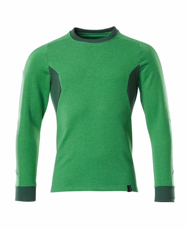 Sweatshirt 18384 græsgrøn/grøn, str. M