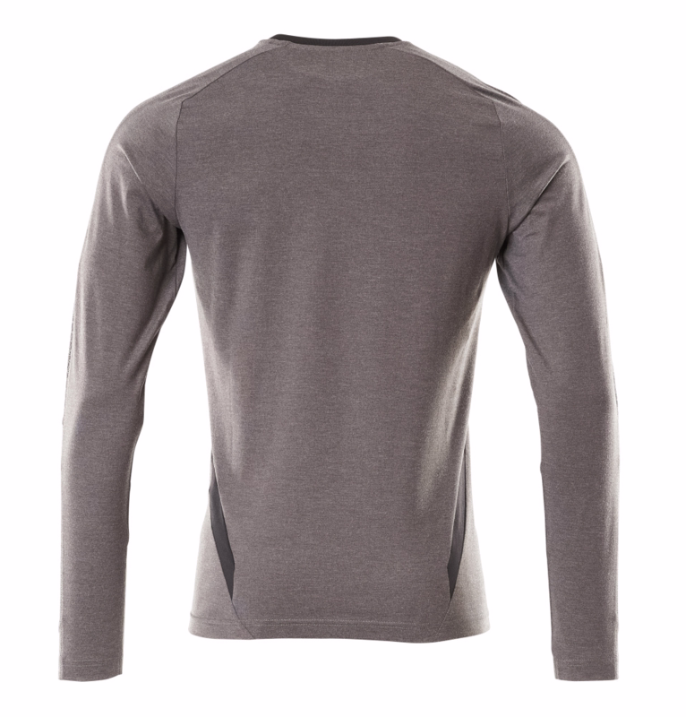 T-shirt 18381 mørk antracit/sort, str. XL