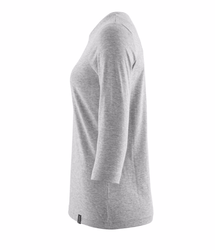 T-shirt Dame 20191 grå-meleret, str. XL