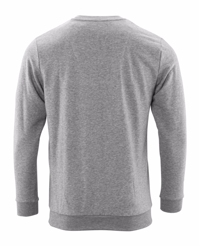 Sweatshirt 20284 grå-meleret, str. S