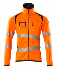 Mascot - Fleecetrøje 19103 Hi-vis orange/mørk marine