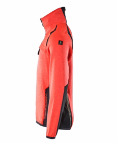 Mascot - Fleecetrøje Hi-viz 19403 rød/mørk marine