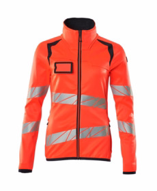 Mascot - Fleecetrøje Hi-viz Dame 19153 rød/mørk marine