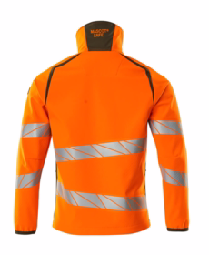 Mascot - Softshell jakke 19002 Hi-vis orange/mosgrøn