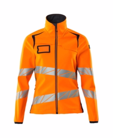 Mascot - Softshell jakke Hi-viz Dame 19012 orange/mørk marine