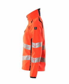 Mascot - Softshell jakke Hi-viz Dame 19012 rød/mørk marine