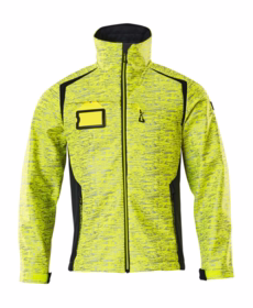 Mascot - Softshell jakke Hi-viz 19202 gul/mørk marine