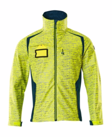 Mascot - Softshell jakke Hi-viz 19202 gul/mørk petroleum