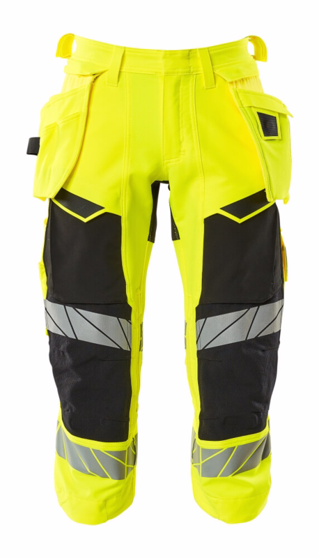 Knickers 19049 Hi-vis gul/sort, str. C47