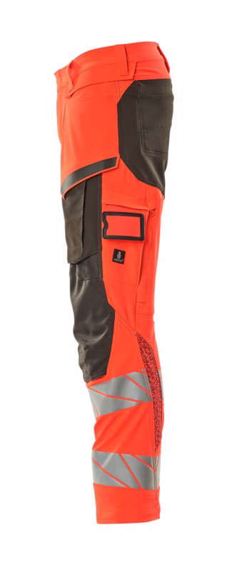 Arbejdsbuks 19079 Hi-viz rød/mørk antracit, str. 82C58