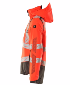 Mascot - Skaljakke 19301 Hi-vis rød/mørk antracit