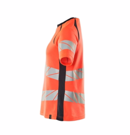 Mascot - T-shirt Hi-vis Dame 19092 rød/mørk marine