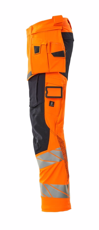 Arbejdsbuks 19031 Hi-vis orange/mørk marine, str. 90C50