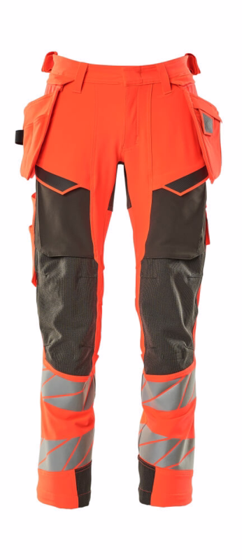 Arbejdsbuks 19031 Hi-vis rød/mørk antracit, str. 90C58