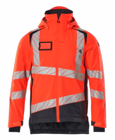 Mascot - Vinterjakke 19335 Hi-vis rød/mørk marine