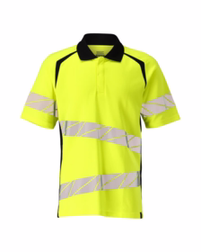 Mascot - Polo shirt 19083 flour. gul/sort