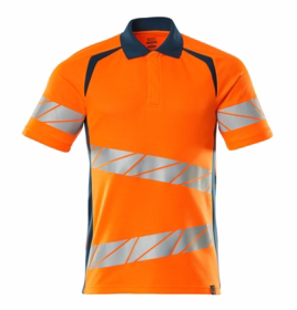 Mascot - Polo shirt 19083 flour. orange/m. petroleum