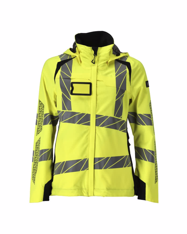 Skaljakke Hi-vis Dame 19011 gul/sort, str. XL