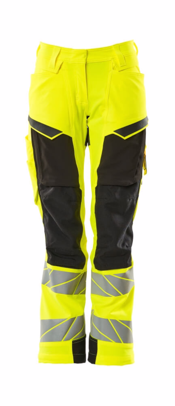 Arbejdsbuks Hi-vis Dame 19078 gul/sort, str. 82C56