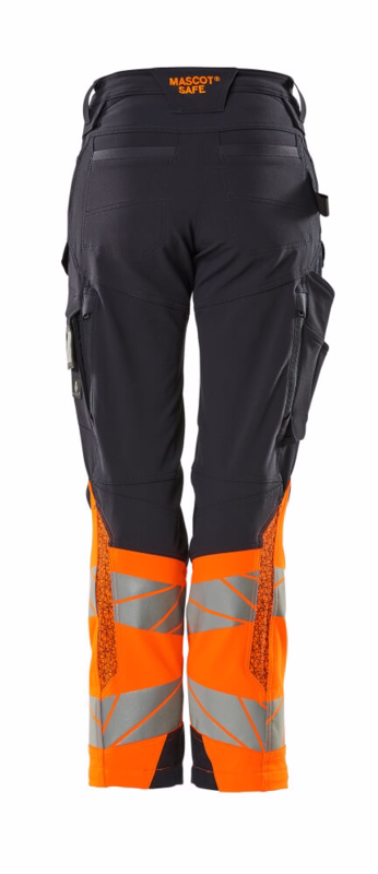 Arbejdsbuks Hi-vis Dame 19178 mørk marine/orange, str. 76C34