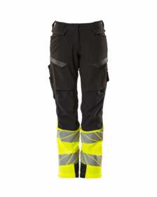 Mascot - Arbejdsbuks Hi-viz Dame 19178 sort/gul