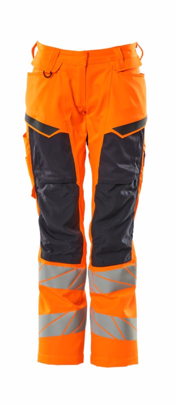 Arbejdsbuks Hi-vis Dame 19578 orange/mørk marine, str. 82C38