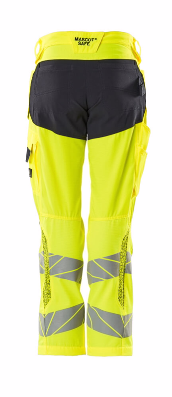 Arbejdsbuks Hi-vis Dame 19578 gul/mørk marine, str. 82C54