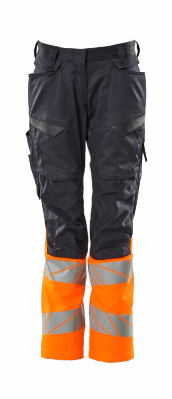Arbejdsbuks Hi-vis Dame 19678 mørk marine/orange, str. 82C44