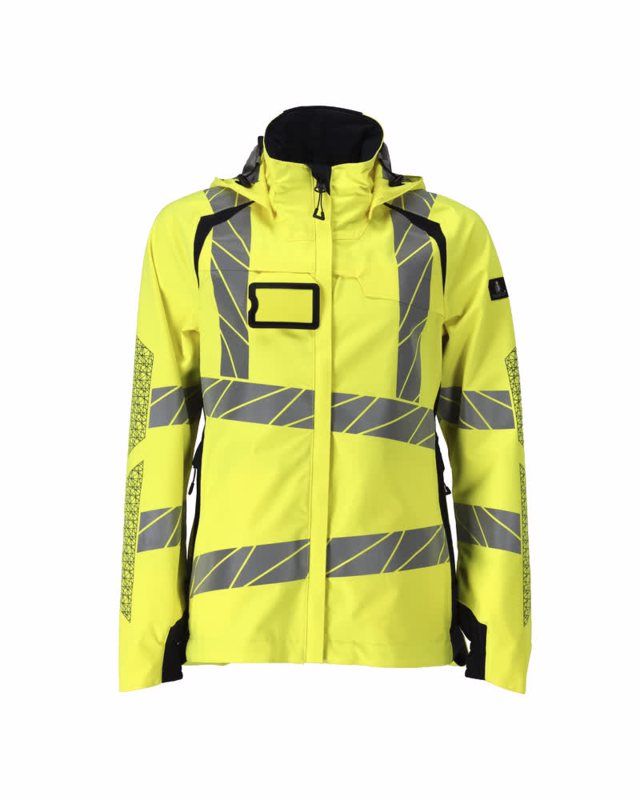 Vinterjakke Hi-vis Dame 19045 gul/mørk marine, str. L