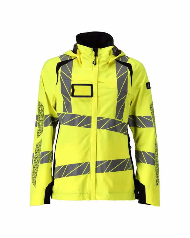 Vinterjakke Hi-vis Dame 19045 gul/sort, str. L