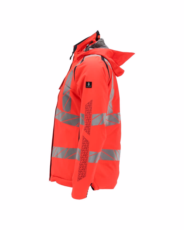 Vinterjakke Hi-vis Dame 19045 rød/mørk marine, str. M