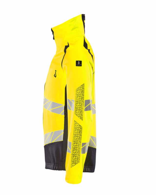 Arbejdsjakke 19509 Hi-vis Gul/Sort, str. 5XL