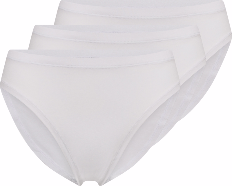 Trusse Tai Dame 9-8600 Hvid 3-pak, str. XS