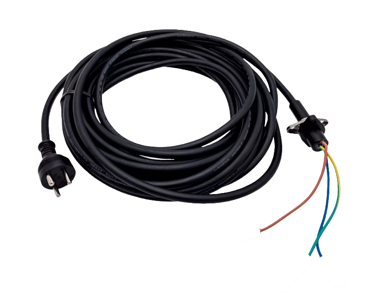 Kabelsæt 3 x 1,0 mm2 10 m t/dykpumpe