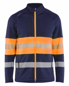 Blåkläder - Fleecejakke 4712 Marineblå/Hi-vis Orange