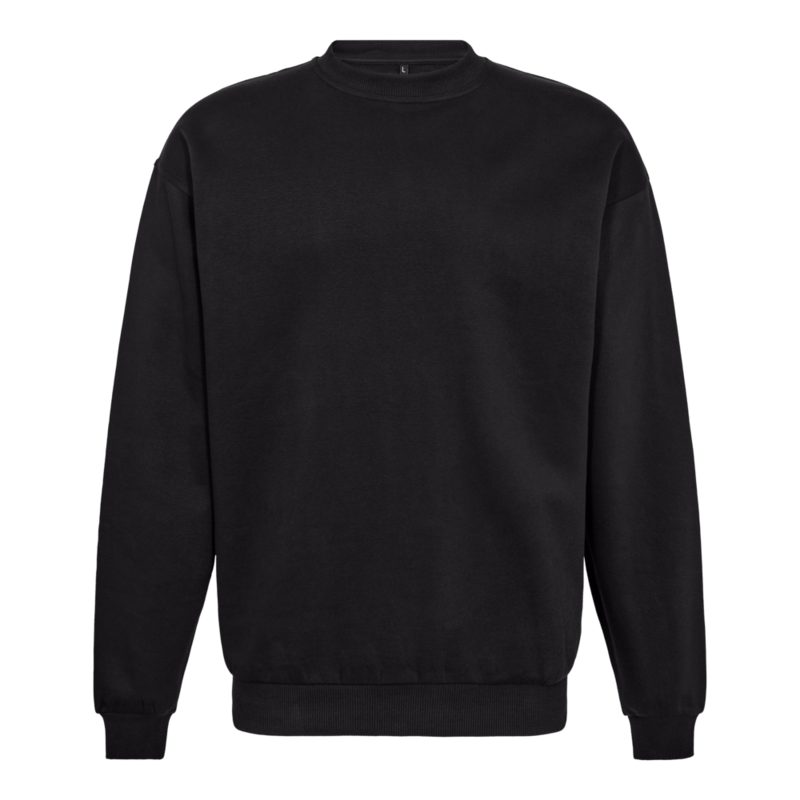 Sweatshirt 8044 Sort, str. 4XL